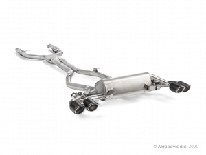 Výfuk Evolution Line (titan) pro Alfa Romeo Giulia Quadrifoglio 2018 