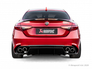 Sportovní výfuk Evolution Line (titan) pro Alfa Romeo Giulia Quadrifoglio 2019 