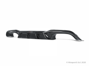 Zadní difuzor z uhlíkových vláken (karbon, lesklý) pro BMW M2 CS (F87N) a M2 CS (F87N) - OPF/GPF 