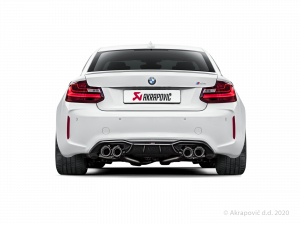 Zadní difuzor z uhlíkových vláken (karbon, lesklý) pro BMW M2 Competition (F87N) a M2 Competition (F87N) - OPF/GPF 2018 
