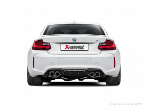 Zadní difuzor z uhlíkových vláken (karbon, lesklý) pro BMW M2 CS (F87N) a M2 CS (F87N) - OPF/GPF 