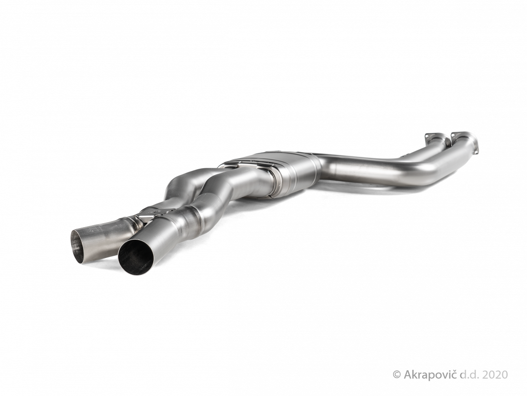 Spojovací trubky na výfuk Evolution (Titan) pro BMW M4 (F82, F83) - OPF/GPF