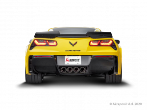 Výfuk Slip-On Line (titan) pro Chevrolet Corvette Stingray/Grand Sport (C7) 2018 