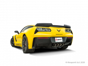 Výfuk Slip-On Line (titan) pro Chevrolet Corvette Stingray/Grand Sport (C7) 2019 