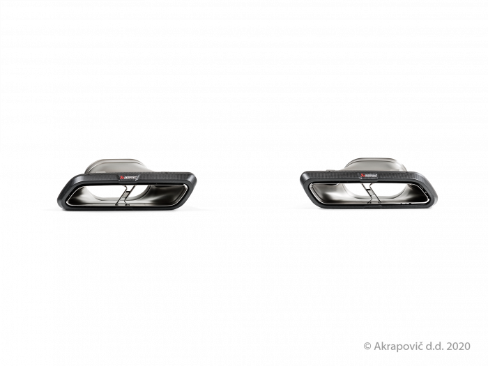 Koncovky výfuku (karbon, matné) pro Mercedes-AMG E 63/E 63 S Sedan/Estate (W213/S213) 2018 