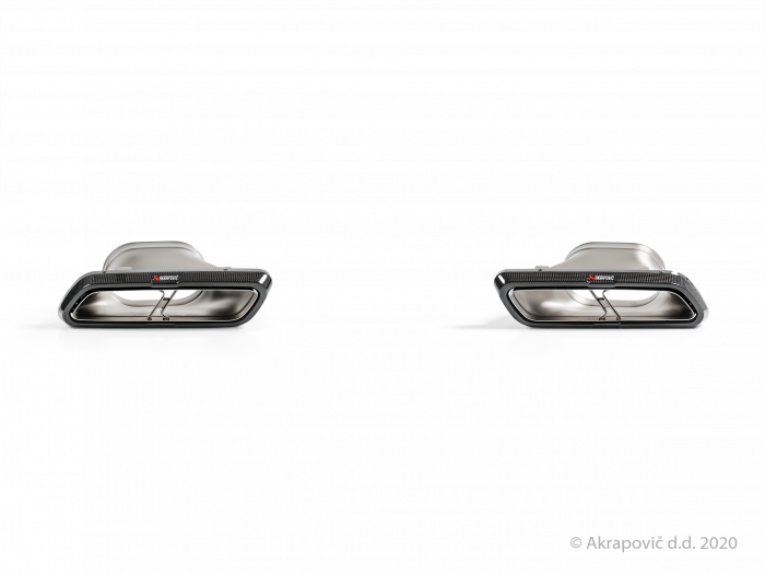 Koncovky výfuku (karbon, lesklé) pro Mercedes-AMG E 63 / E 63 S (W213) 2018 