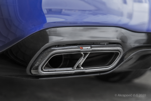 Koncovky výfuku (karbon, lesklé) pro Mercedes-AMG E 63/E 63 S Sedan/Estate (W213/S213) 2018 
