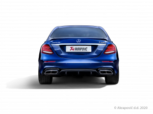 Koncovky výfuku (karbon, lesklé) pro Mercedes-AMG E 63/E 63 S Sedan/Estate (W213/S213) 