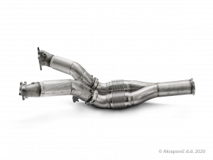 Výfukové svody a spojovací trubky pro turbomychadla na Nissan GT-R 2018