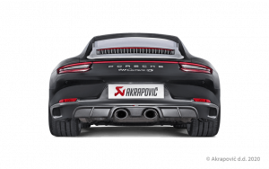 Zadní difuzor z uhlíkových vláken (karbon, matný) pro Porsche 911 Carrera Cabriolet /S/4/4S/GTS (991.2) 2017 