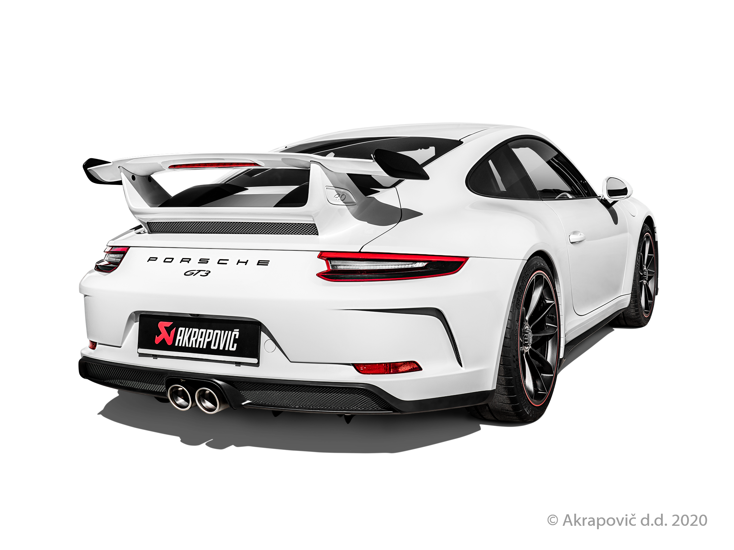 Výfuk SlipOn Line (titan) pro Porsche 911 GT3 RS (991.2) Výfuky Akrapovič