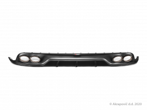 Zadní difuzor z uhlíkových vláken (karbon, matný) na Porsche 911 Turbo / Turbo S (991.2) 2016