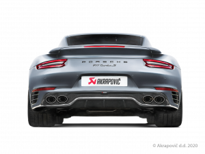 Zadní difuzor z uhlíkových vláken (karbon, lesklý) pro Porsche 911 Turbo / Turbo S (991.2) 2018 