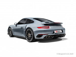 Zadní difuzor z uhlíkových vláken (karbon, lesklý) pro Porsche 911 Turbo / Turbo S (991.2) 2016 