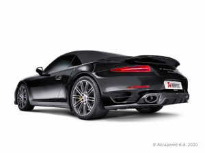 Výfuk Slip-On Line (titan) pro Porsche 911 Turbo/Turbo S (991) 