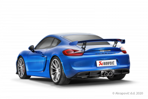 Výfuk Slip-On Line (titan) pro Porsche Cayman GT4 (981) 