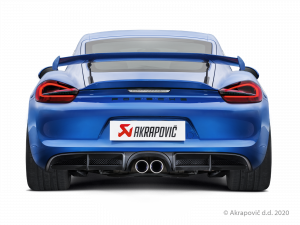 Výfuk Slip-On Line (titan) pro Porsche Cayman GT4 (981) 2016 