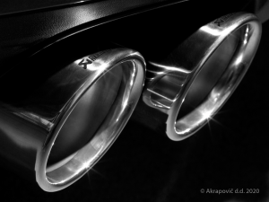 Koncovky výfuku (titan) pro Porsche Cayenne S Diesel (958) 2012 