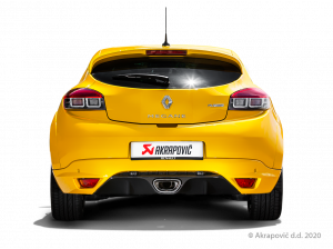 Sportovní výfuk Evolution Line (titan) pro Renault Mégane Coupé RS a Mégane III Coupé RS 2011 