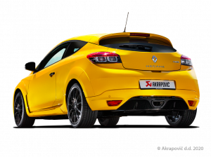 Sportovní výfuk Evolution Line (titan) pro Renault Mégane Coupé RS a Mégane III Coupé RS 2011 
