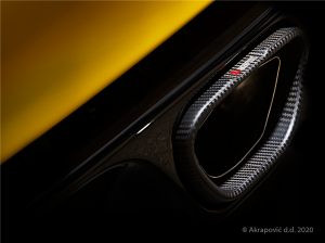 Sportovní výfuk Evolution Line (titan) pro Renault Mégane Coupé RS a Mégane III Coupé RS 2011 