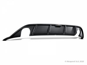 Zadní difuzor z uhlíkových vláken na Volkswagen Golf (VII) GTI 2014