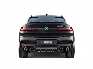 Zadní difuzor z uhlíkových vláken (karbon, lesklý) pro BMW X4 M / X4 M Competition (F98) - OPF/GPF 