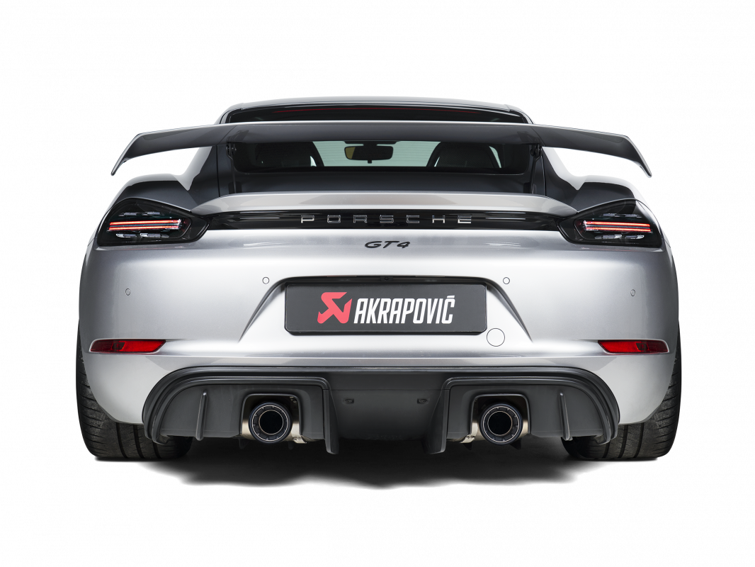 Výfuk Slip-On Race Line (titan) pro Porsche 718 Cayman GTS 4.0 / Boxster GTS 4.0 - OPF/GPF 