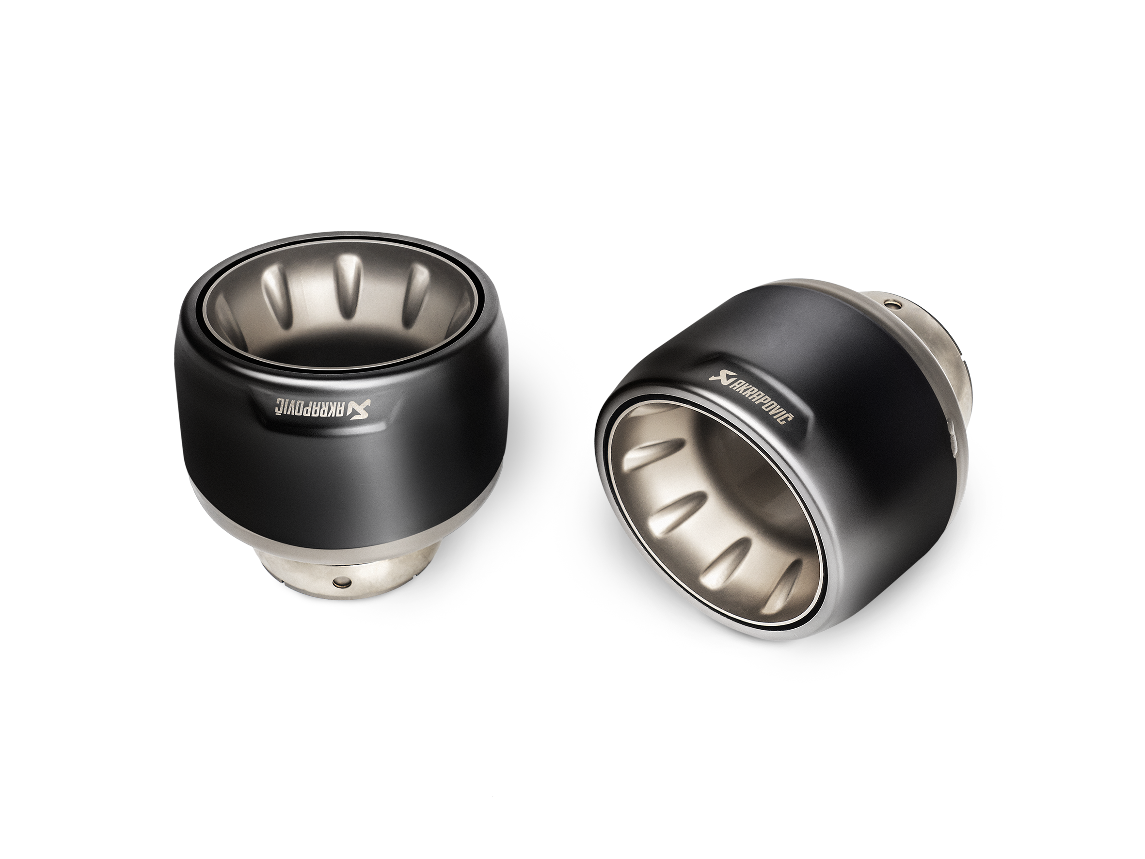 Tail pipe set (Titanium) Black pro Porsche 718 Cayman GT4 / Spyder