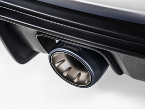 Tail pipe set (Titanium) - Black pro Porsche 718 Cayman GT4 / Spyder - OPF/GPF 2022 