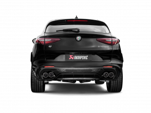 Výfuk Slip-On Line (titan) pro Alfa Romeo Stelvio Quadrifoglio 2018 