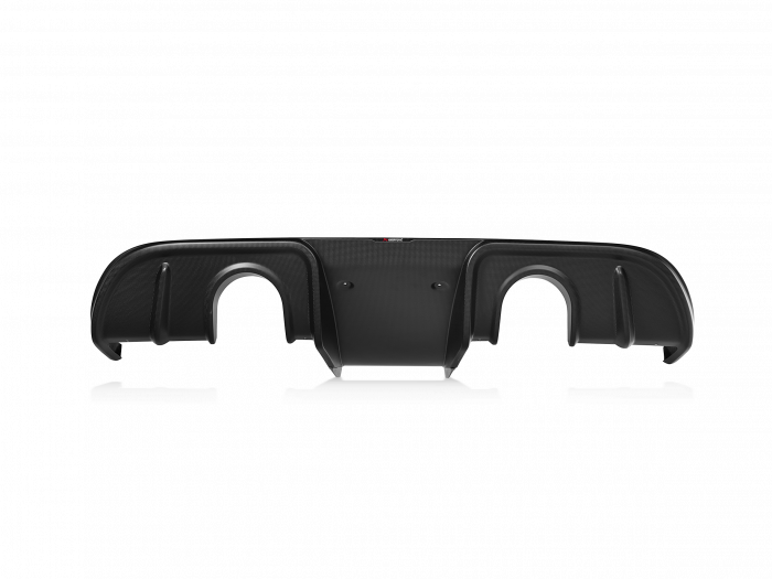 Zadní difuzor z uhlíkových vláken (karbon, matný) pro Porsche 718 Cayman GTS 4.0 / Boxster GTS 4.0 - OPF/GPF 