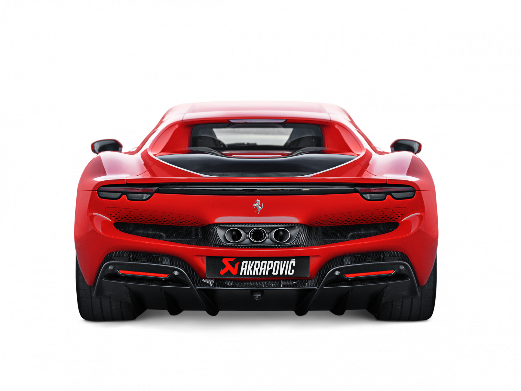 Výfuk Slip-On Race Line (titan) pro Ferrari 296 GTB / GTS | RSM Akrapovič