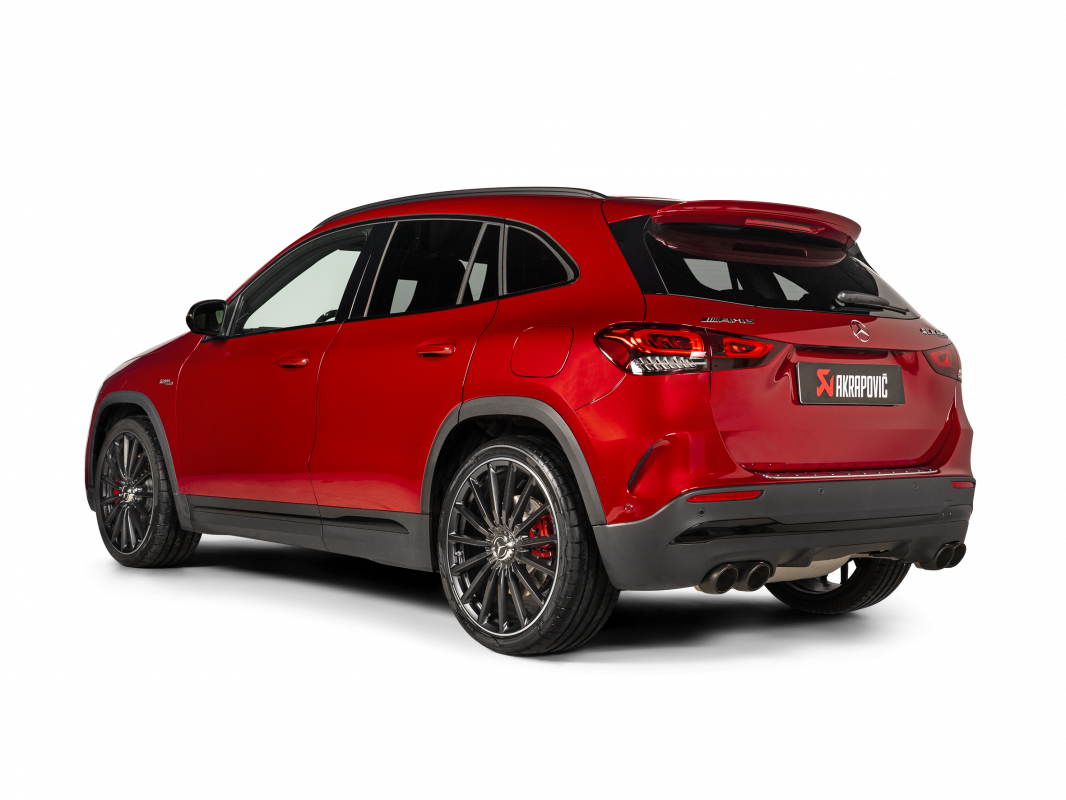 Výfuk Evolution Line (titan) pro Mercedes-AMG GLA 45 / GLA 45 S (H247) - OPF/GPF 2021 