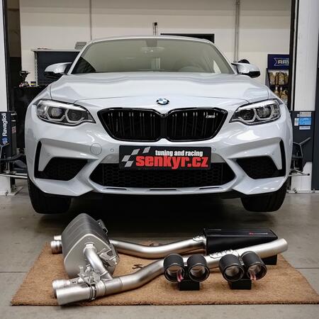 Akrapovič pro BMW M2 Competition (F87) nás baví i dnes.
Titanový...