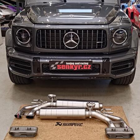 Laděn&yacute; v&yacute;fuk Akrapovič pro Mercedes-AMG G...